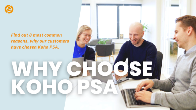 8 reasons why choose Koho PSA