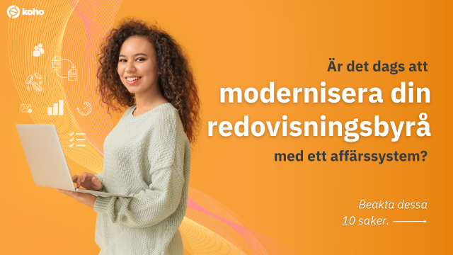 Modernisera din redovisningsbyrå med ett affärssystem
